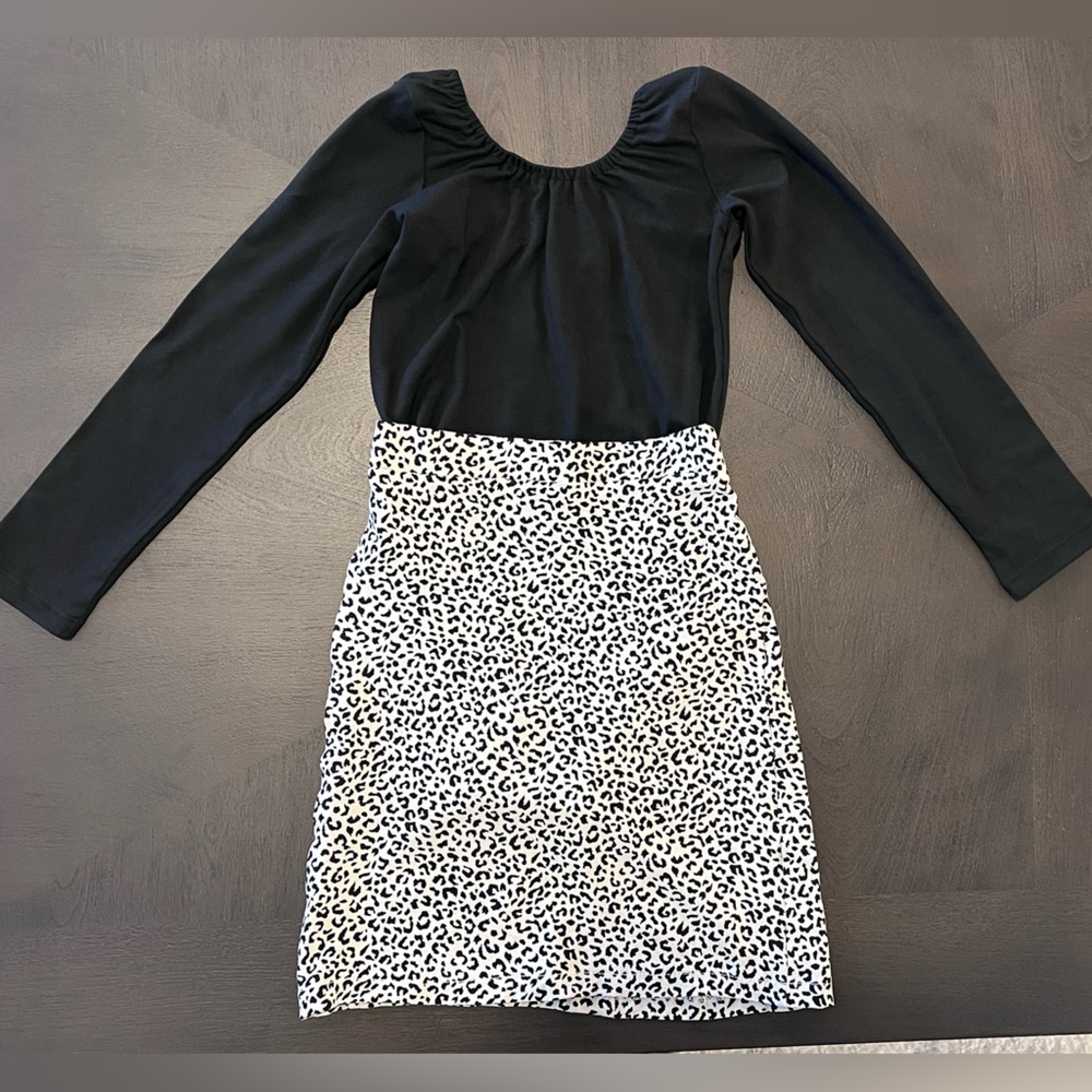 NWOT Cheetah Print Midi Skirt & Bodysuit - Picture 1 of 7